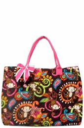 Large Quilted Tote Bag-MON3907/H/PK